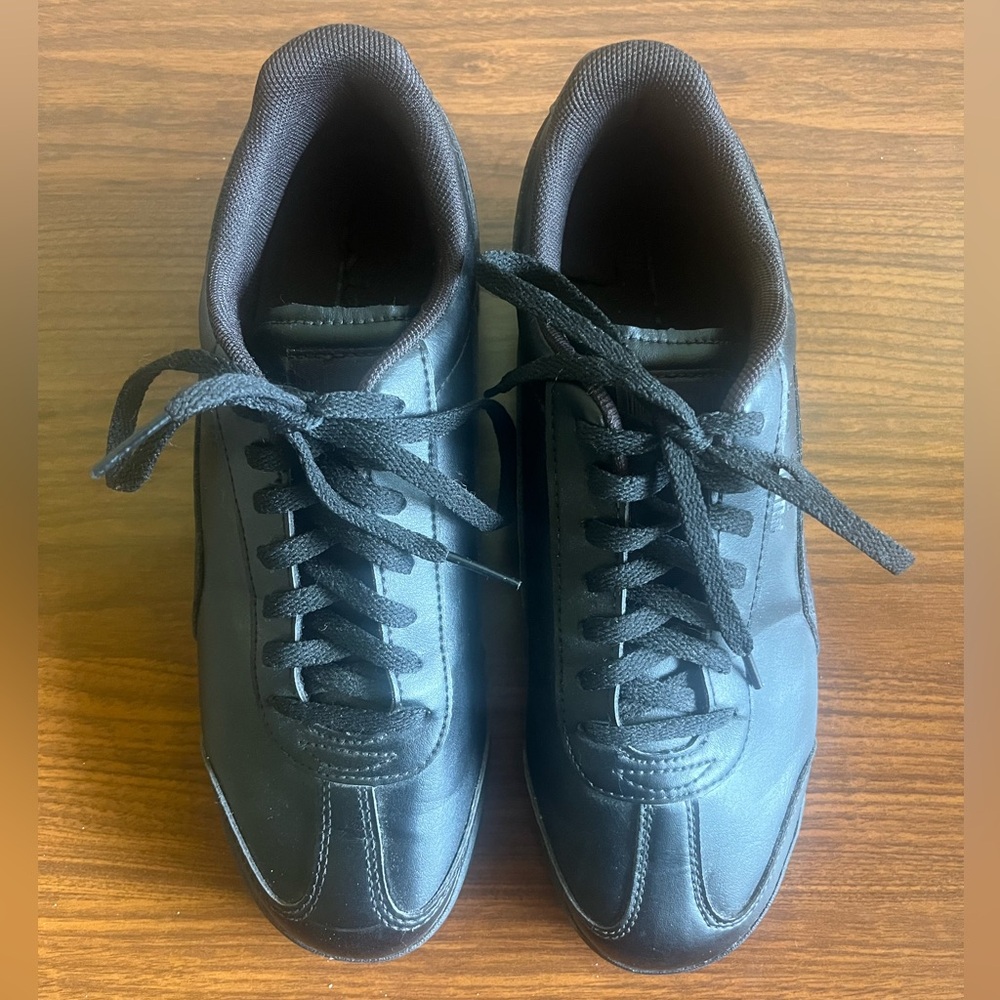 Puma Roma Black Big Kids Shoes Size US 6C